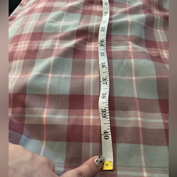 Collectif Classic Red and Gray Check Midi Dress EUC - Picture 10 of 12